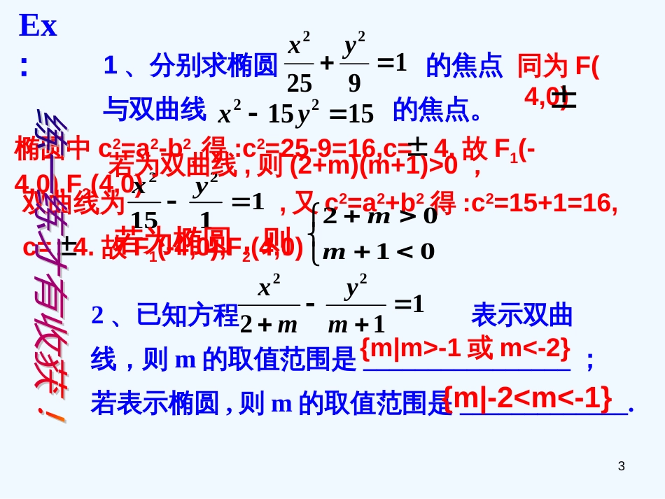 高中数学 双曲线的标准方程和几何性质课件 新人教版选修2-1_第3页