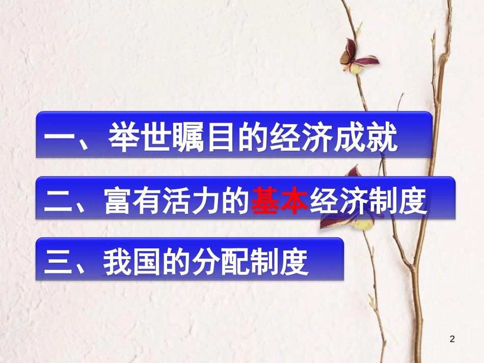 九年级政治全册 第一单元 认识国情 了解制度 1.2 富有活力的经济制度课件 粤教版_第2页