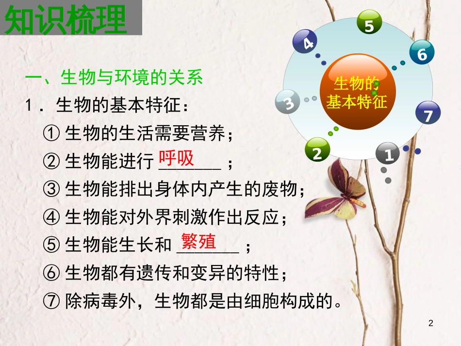 七年级生物上册 总复习课件 （新版）新人教版_第2页