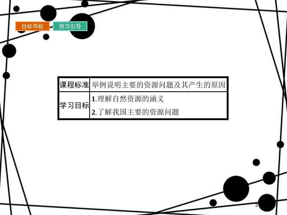 高中地理 第二章 自然资源保护 2.1 自然资源与主要的资源问题课件 湘教版选修6_第3页