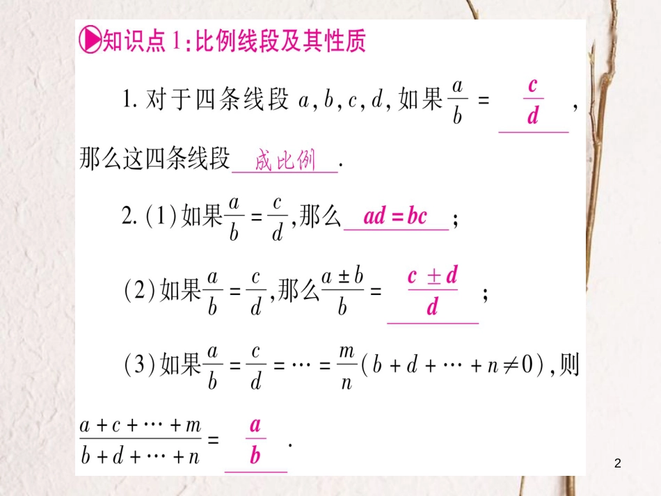 （广西北部湾专版）中考数学总复习第一轮考点系统复习第4章三角形第5节相似三角形课件新人教版_第2页