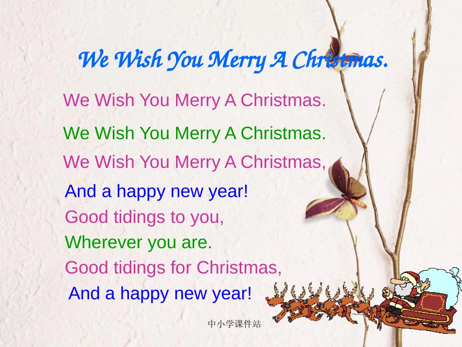 五年级英语上册 Unit 6 Lesson 1 What do you usually do at Christmas课件 鲁科版_第1页
