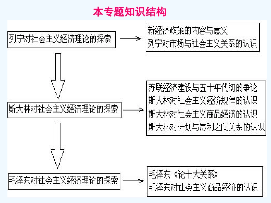 高中政治 宁、斯大林对社会主义经济理论的探索课件 新人教版选修2_第3页