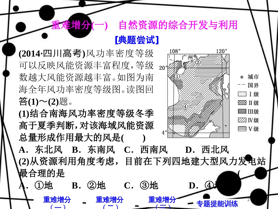 高考地理二轮复习 第二板块 第二组 第二讲 资源问题课件_第2页