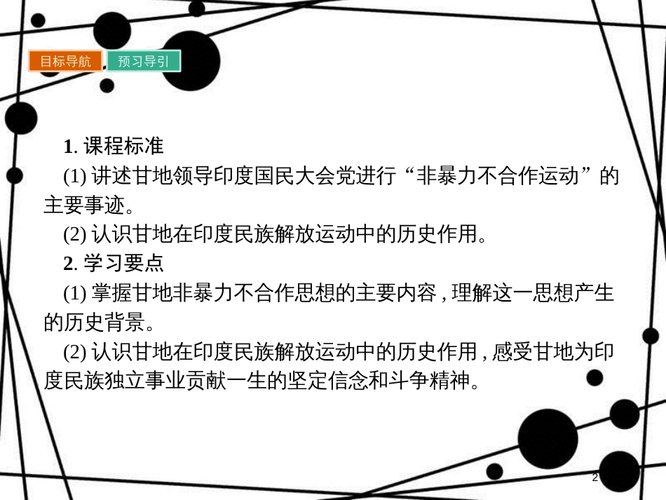 高中历史 第四单元 亚洲觉醒的先驱 4.2 圣雄甘地课件 新人教版选修4_第2页