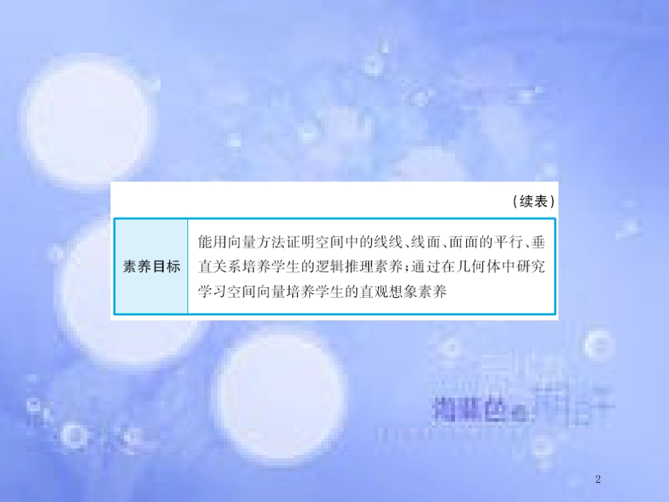 高中数学 第三章 空间向量与立体几何 3.2 立体几何中的向量方法课件 新人教A版选修2-1_第2页