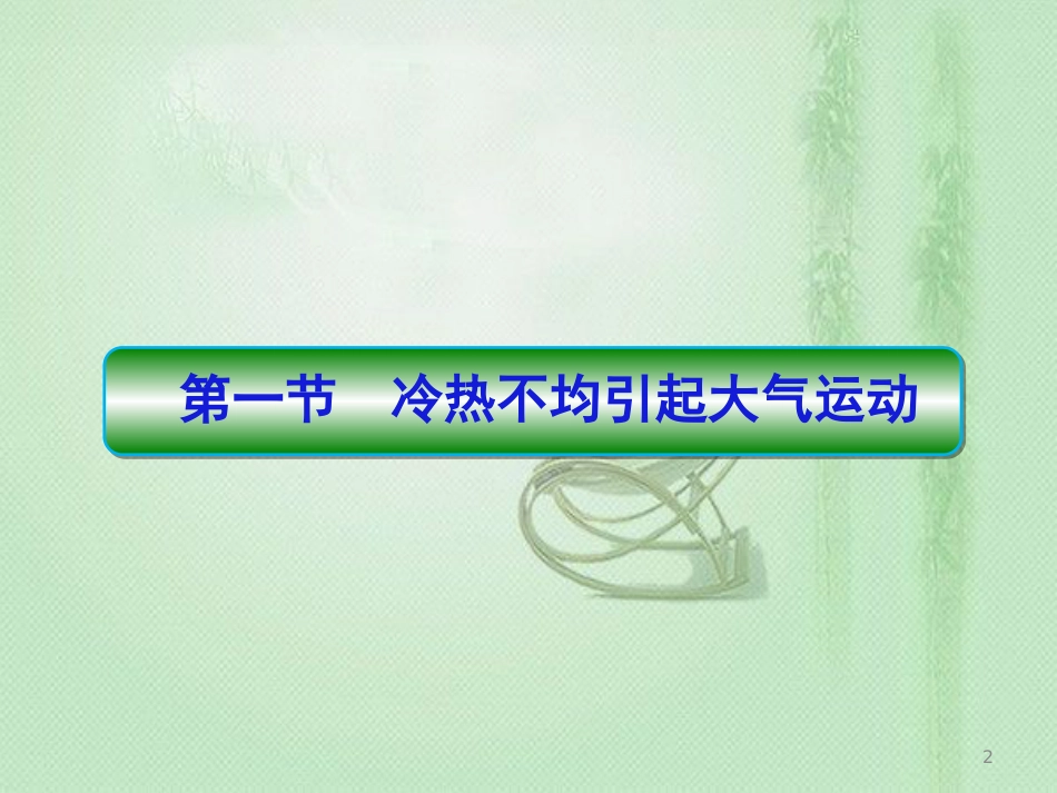 季高中地理 第二章 地球上的大气 冷热不均引起大气运动优质课件 新人教版必修1_第2页