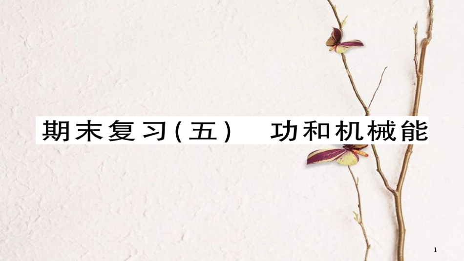 八年级物理下册 期末复习五 功和机械能习题课件 （新版）新人教版[共18页][共18页]_第1页