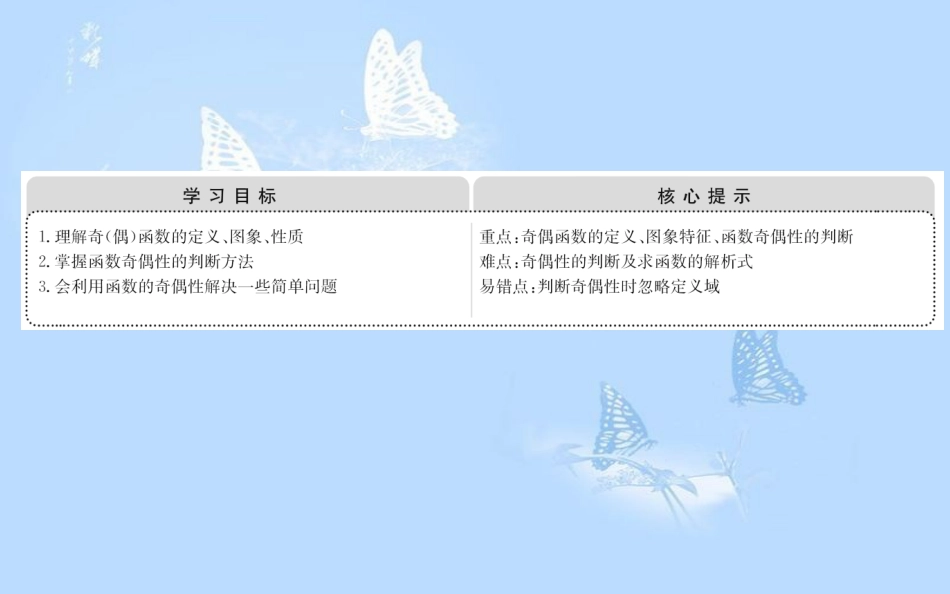高中数学 第一章 集合与函数概念 1.3.2 奇偶性课件 新人教A版必修1[共64页]_第2页