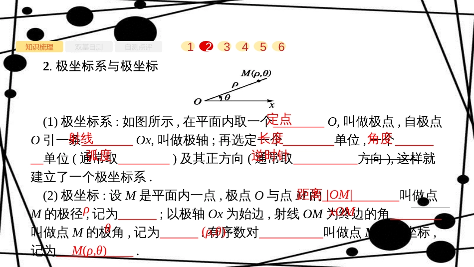 高考数学大一轮复习 选修部分课件 文 新人教A版选修4-4_第3页