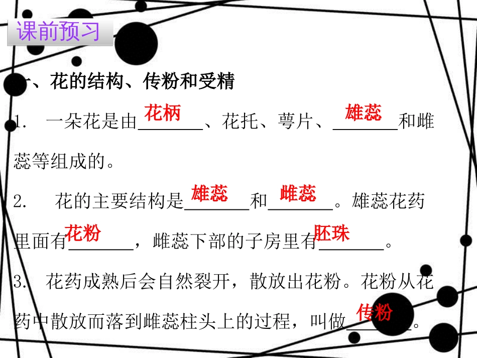 七年级生物上册 第三单元 第二章 第三节 开花和结果课件 （新版）新人教版[共18页]_第3页