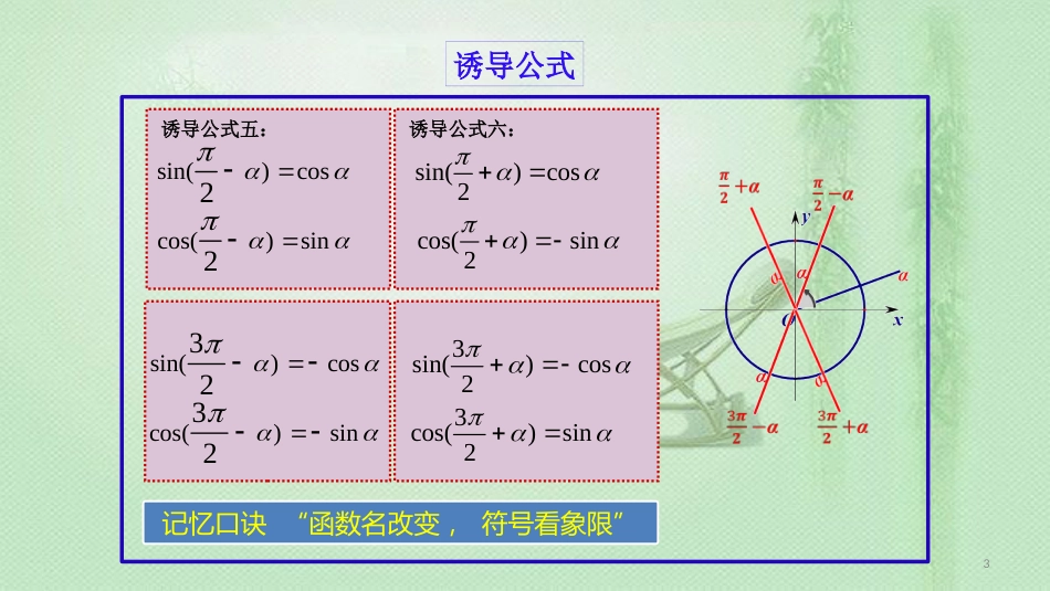 高考数学 25个必考点 专题06 三角运算及其应用优质课件_第3页