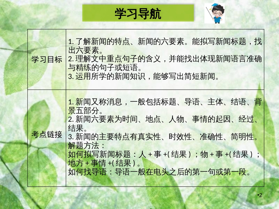 八年级语文上册 第一单元 1消息二则优质课件 新人教版_第2页