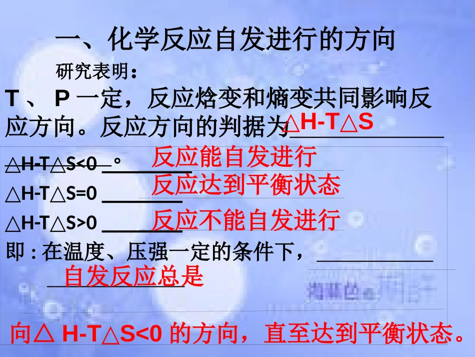 高中化学 第二章 化学反应的方向、限度与速率章末复习课件 鲁科版选修4_第3页