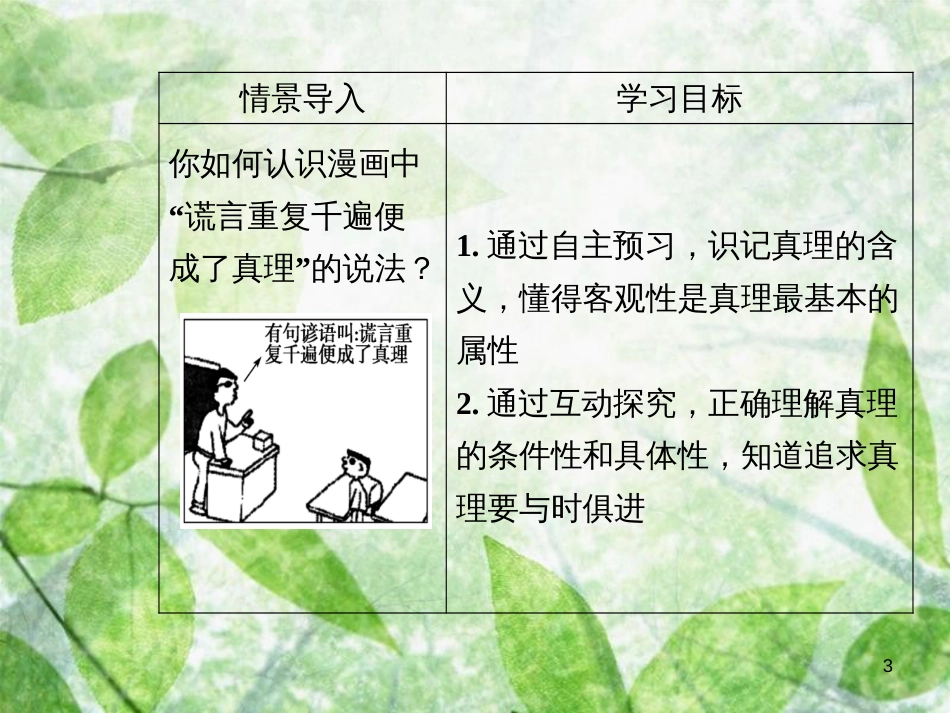 高中政治 第二单元 探索世界与追求真理 第六课 第二框 在实践中追求和发展真理优质课件 新人教版必修4_第3页