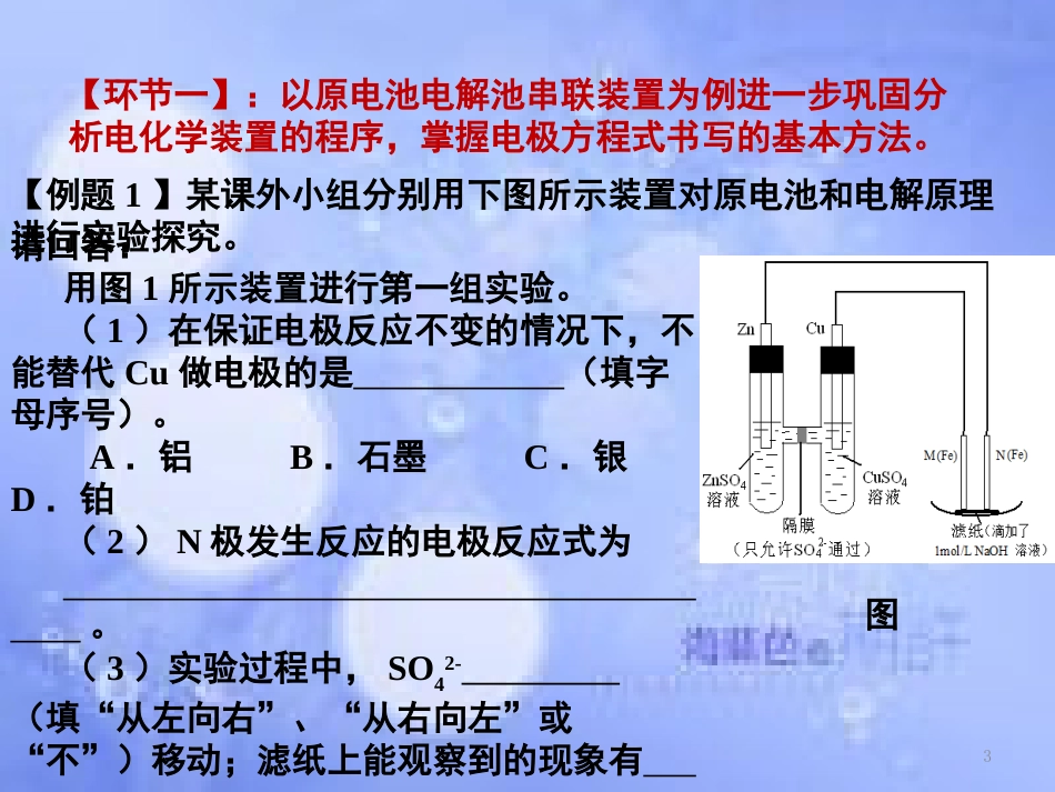 高考化学 典例精析及解题方法精讲（第3课时）电池的组合——精练课件_第3页