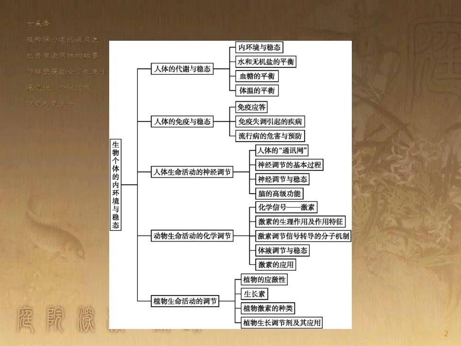 高中生物 第2章 生物个体的内环境与稳态本章整合优质课件 北师大版必修3_第2页