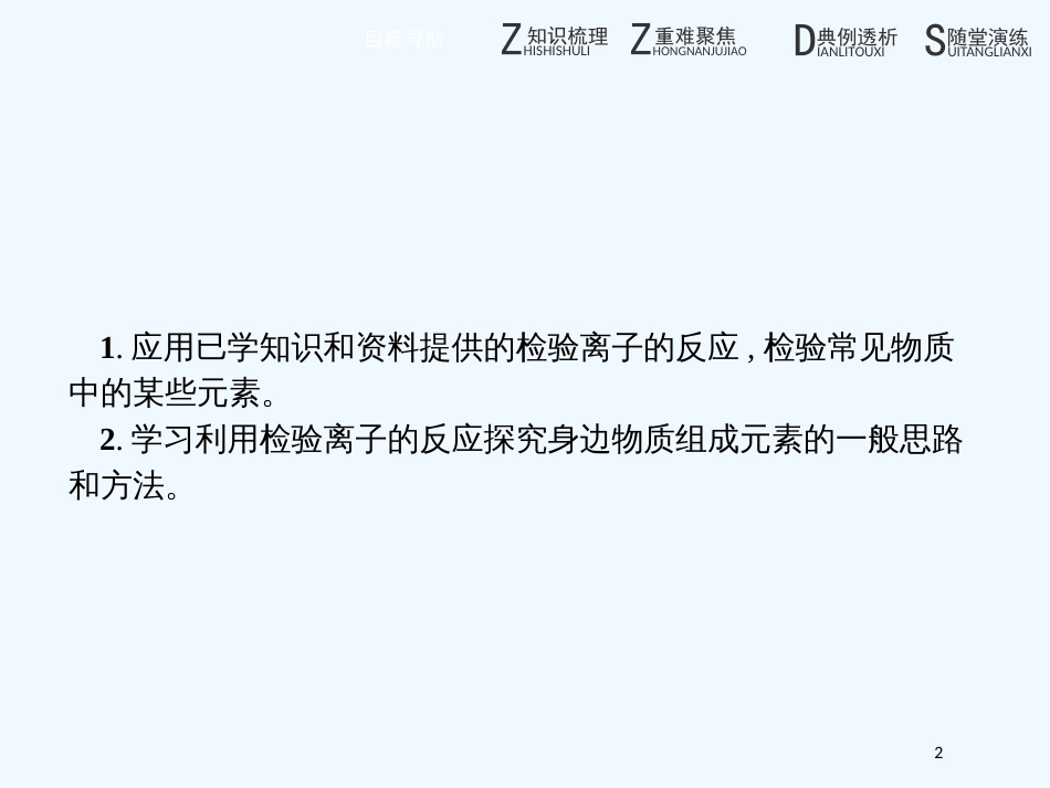 高中化学 第三单元 物质的检测 3.1.3 植物体中某些元素的检验优质课件 新人教版选修6_第2页