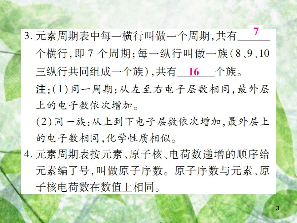 九年级化学上册 第三单元 物质构成的奥秘 课题3 元素 第2课时 元素符号 元素周期表优质课件 （新版）新人教版_第3页