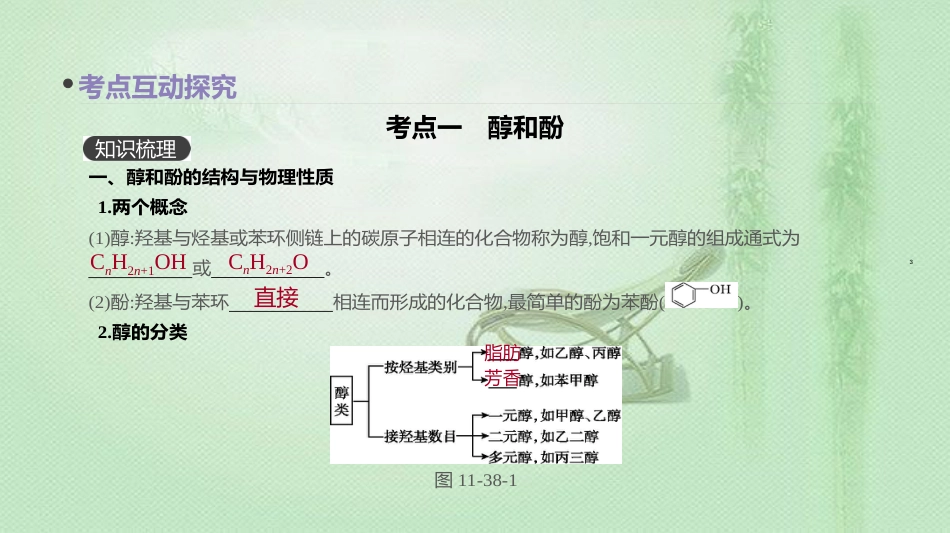 高考化学总复习 第38讲 烃的含氧衍生物优质课件 新人教版_第3页