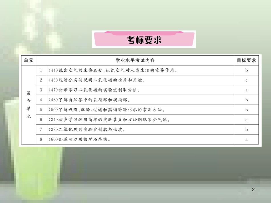 （云南专版）中考化学总复习 第一编 第6单元 碳和碳的氧化物（精讲）优质课件_第2页
