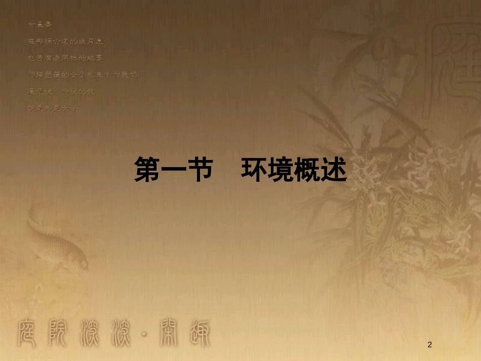 高中地理 第一章 环境与环境问题 1.1 环境概述优质课件 湘教版选修6_第2页