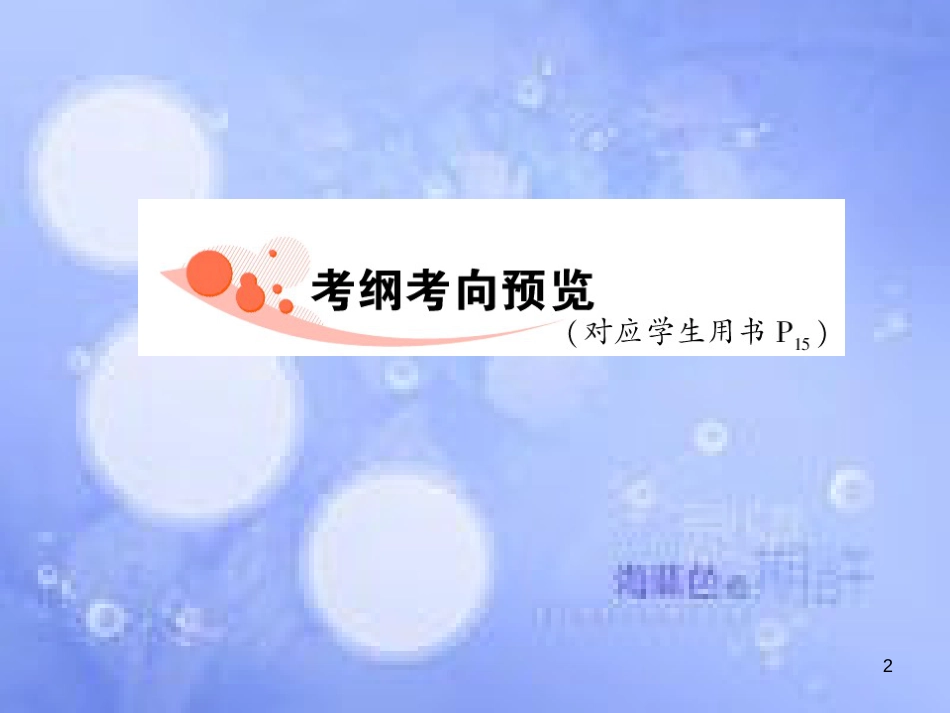 高三生物一轮复习 第三章 细胞膜与细胞核（第1课时）精品课件（必修3）_第2页