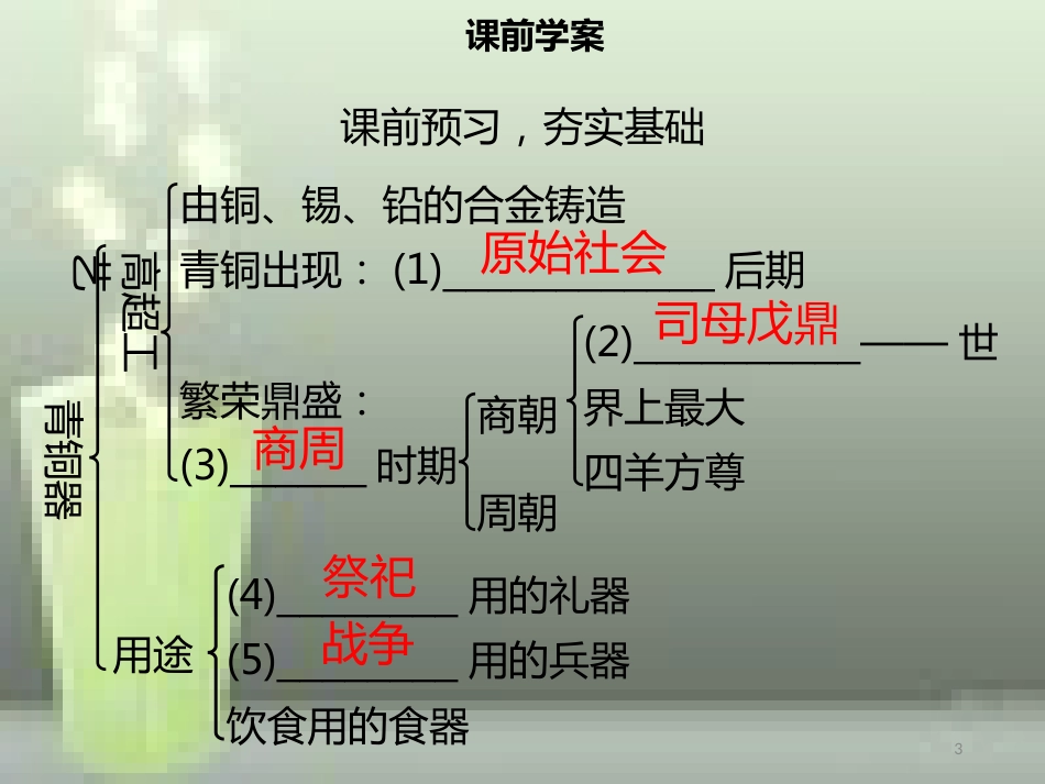 七年级历史上册 第二单元 夏商周时期：早期国家的产生与社会变革 第5课 青铜器与甲骨文同步优质课件（含新题） 新人教版_第3页