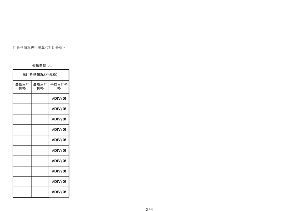 2某类产品价格调查表（含出厂价格）_第3页