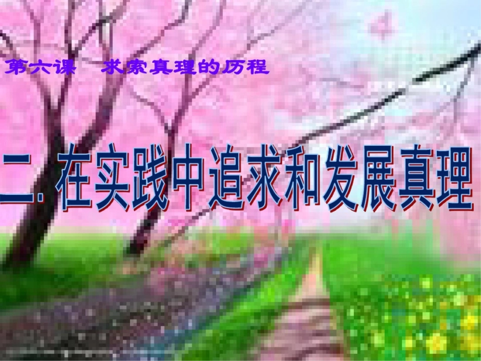 在实践中追求和发展真理公开课[共19页]_第2页