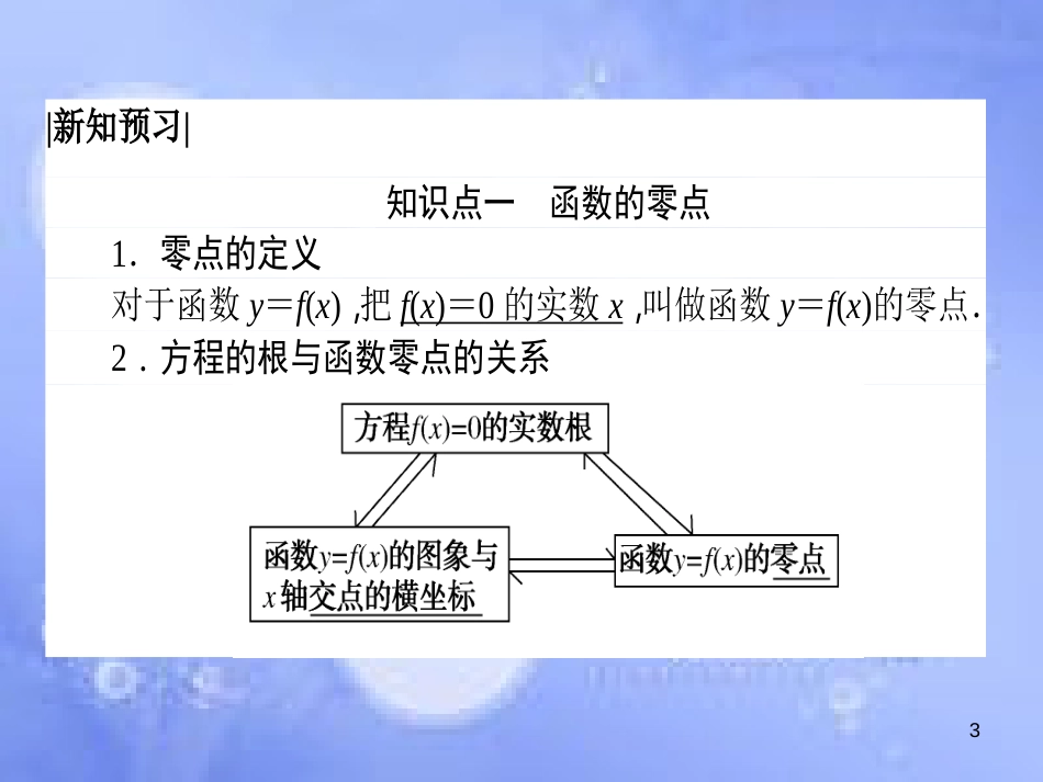 高中数学 第三章 函数的应用 3.1 函数与方程 3.1.1 方程的根与函数的零点课件 新人教A版必修1[共27页]_第3页