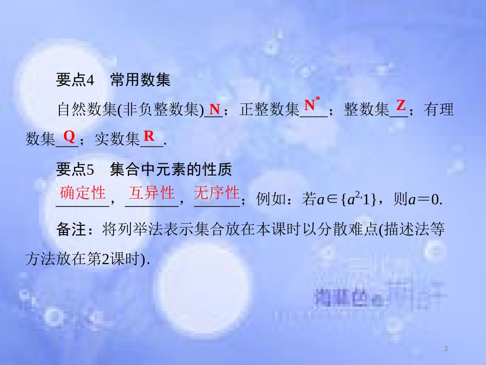 高中数学 第一章 集合与函数概念 1.1 集合 1.1.1 集合的含义课件2 新人教A版必修1_第3页