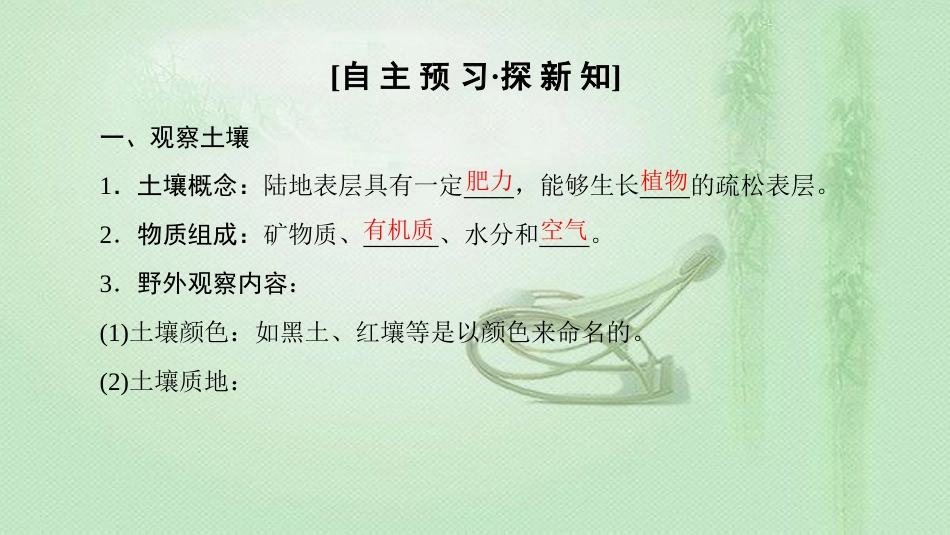 高中地理 第3单元 从圈层作用看地理环境内在规律 附3 土壤的形成同步优质课件 鲁教版必修1_第3页