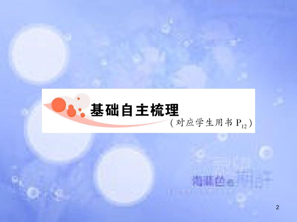 高三生物一轮复习 第二章 遗传信息的携带者──核（第3课时）精品课件（必修3）_第2页