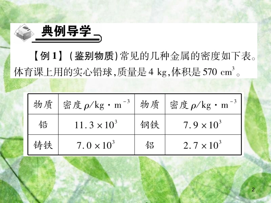 八年级物理上册 专题集训3 密度的有关计算习题优质课件 （新版）教科版_第2页