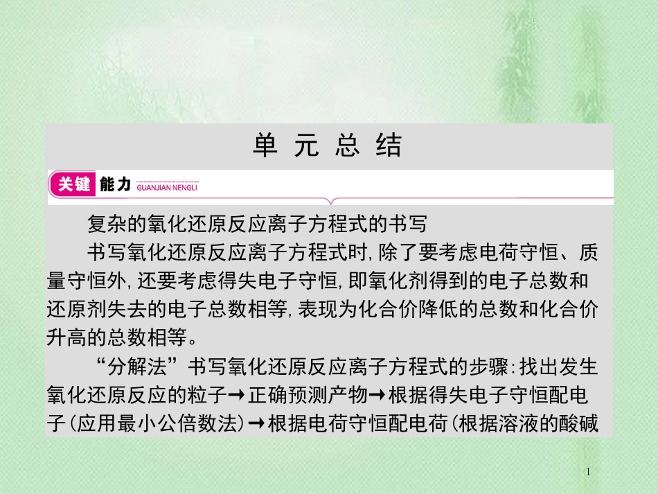 高考化学一轮复习 专题 化学物质及其变化总结优质课件_第1页