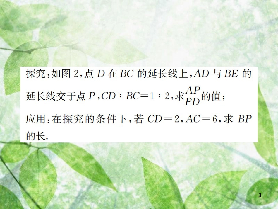 九年级数学下册 小专题（八）相似的综合与探究习题优质课件 （新版）新人教版_第3页