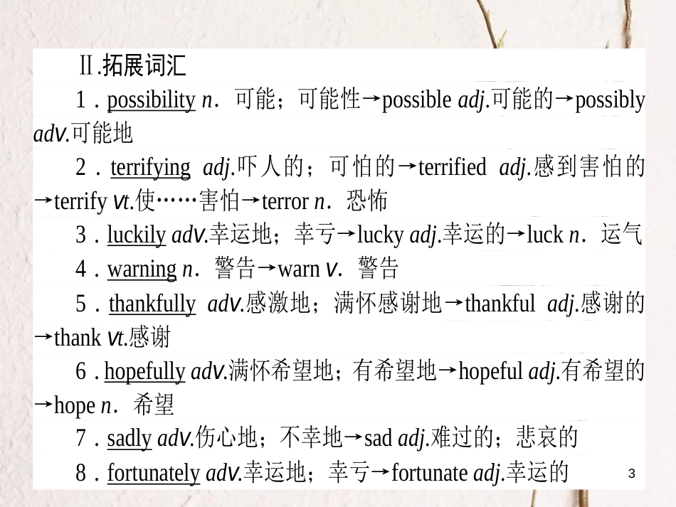 高中英语 Module 3 The Violence of Nature Section Ⅲ Integrating Skills & Cultural Corner课件 外研版必修3[共74页][共74页]_第3页