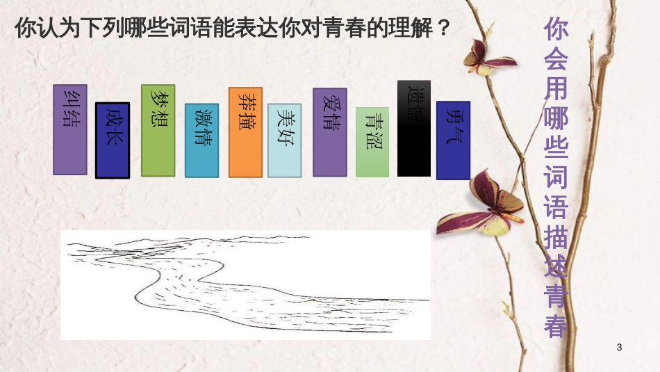 七年级道德与法治下册 第一单元 青春时光 第三课 青春的证明 第1框 青春飞扬课件 新人教版[共32页]_第3页