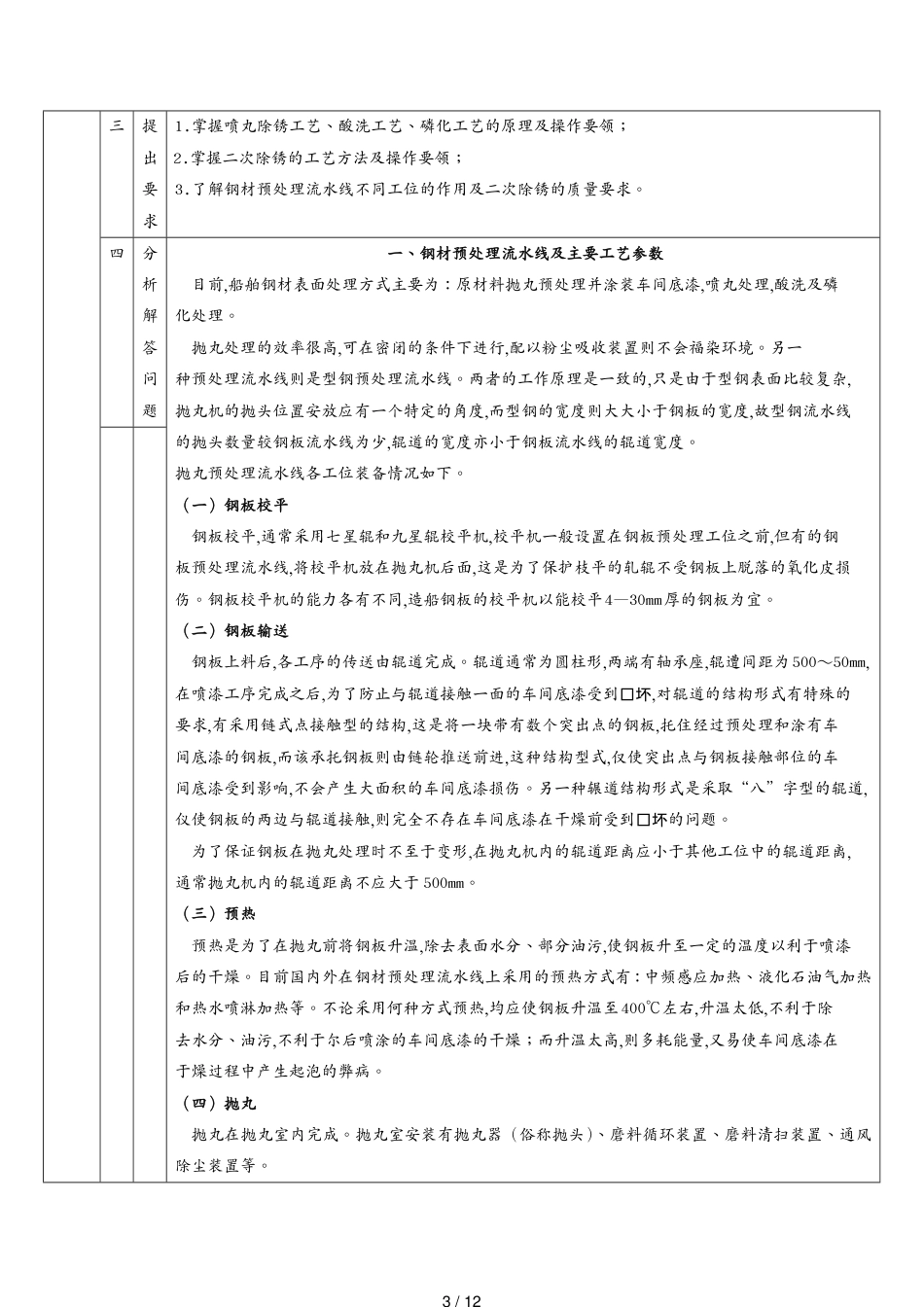 单元七钢材表面处理及船舶二次除锈工艺_第3页