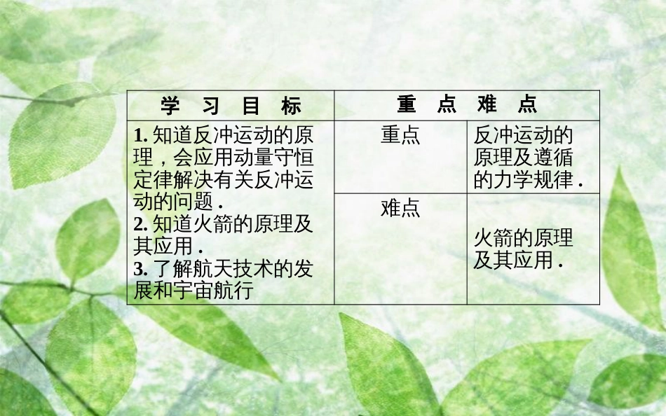 高中物理 第十六章 动量守恒定律 5 反冲运动火箭优质课件 新人教版选修3-5_第3页