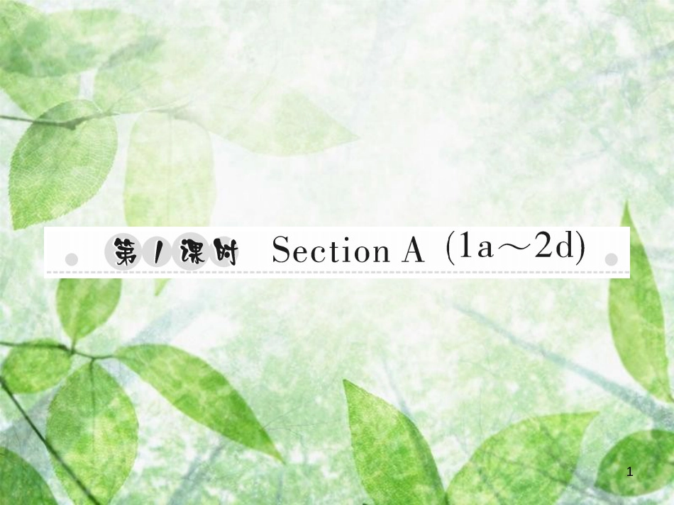八年级英语上册 Unit 6 I’m going to study computer science（第1课时）Section A（1a-2d）习题优质课件 （新版）人教新目标版_第1页