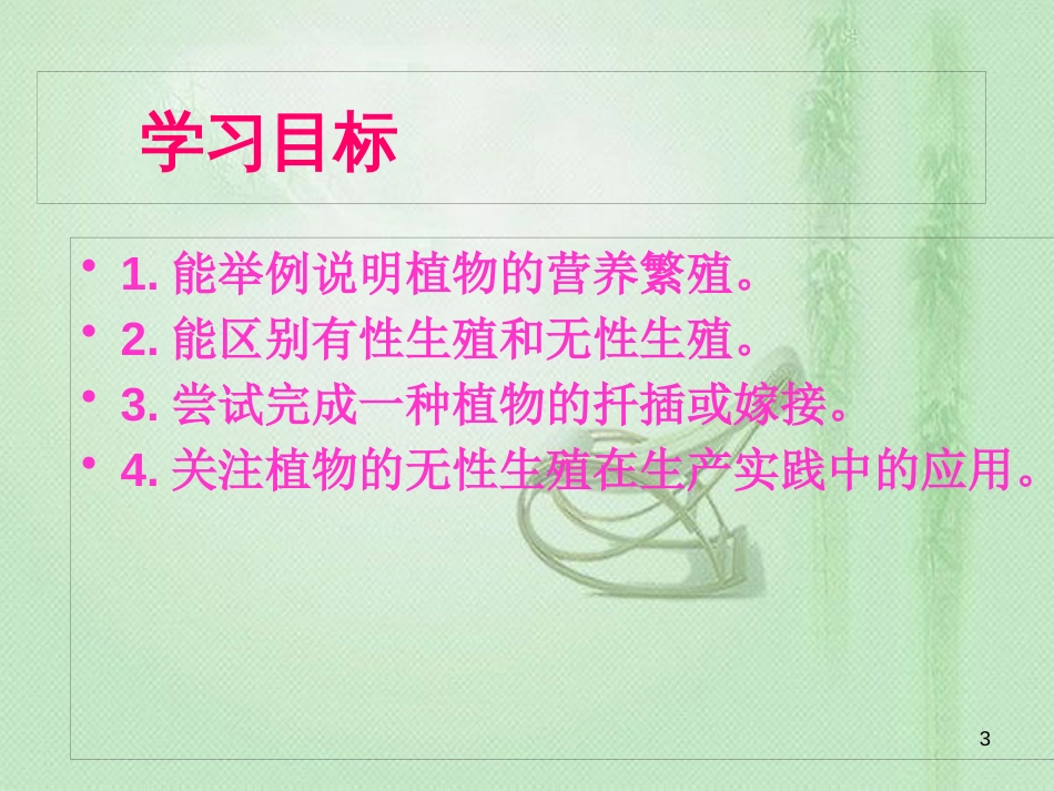 八年级生物上册 第四单元 第一章 第七节 植物的无性生殖优质课件 （新版）济南版_第3页