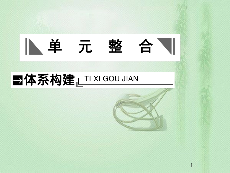 高考历史总复习 第十三单元 西方人文精神的起源及其发展单元整合优质课件_第1页