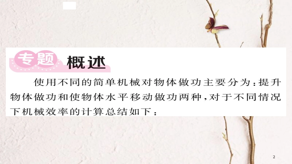 八年级物理下册 专题六 机械效率的测量及计算习题课件 （新版）新人教版[共21页][共21页]_第2页