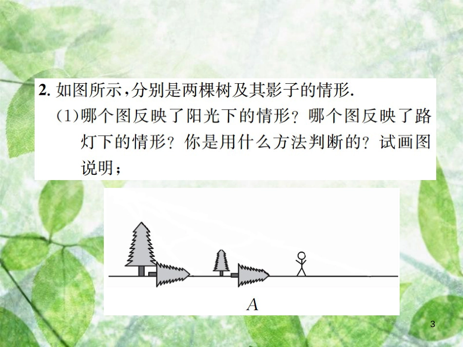 九年级数学下册 第二十九章 投影与视图章末复习（四）习题优质课件 （新版）新人教版_第3页