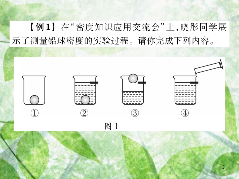 八年级物理上册 第六章 第4节 活动：密度知识应用交流会习题优质课件 （新版）教科版_第3页
