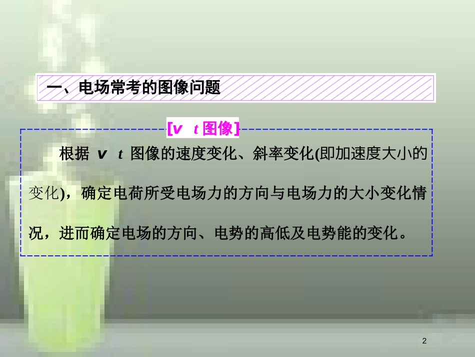 （新课标）高考物理总复习 第七章 静电场 第38课时 电场性质的应用（题型研究课）优质课件_第2页