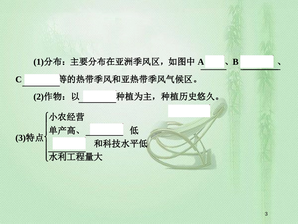 高考地理一轮复习 第二部分 人文地理 第八章 农业地域的形成与发展 2 农业地域类型优质课件 新人教版_第3页