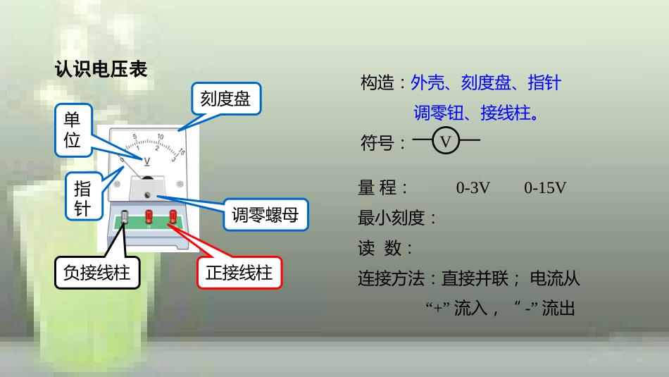 九年级物理全册 重点知识专题突破 电压的测量优质课件 新人教版_第3页